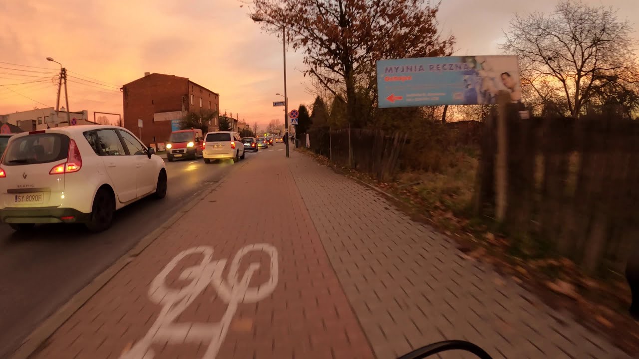 klimatyczna jazda na rowerze o świcie - dobry początek dnia / bike - a good start to the day