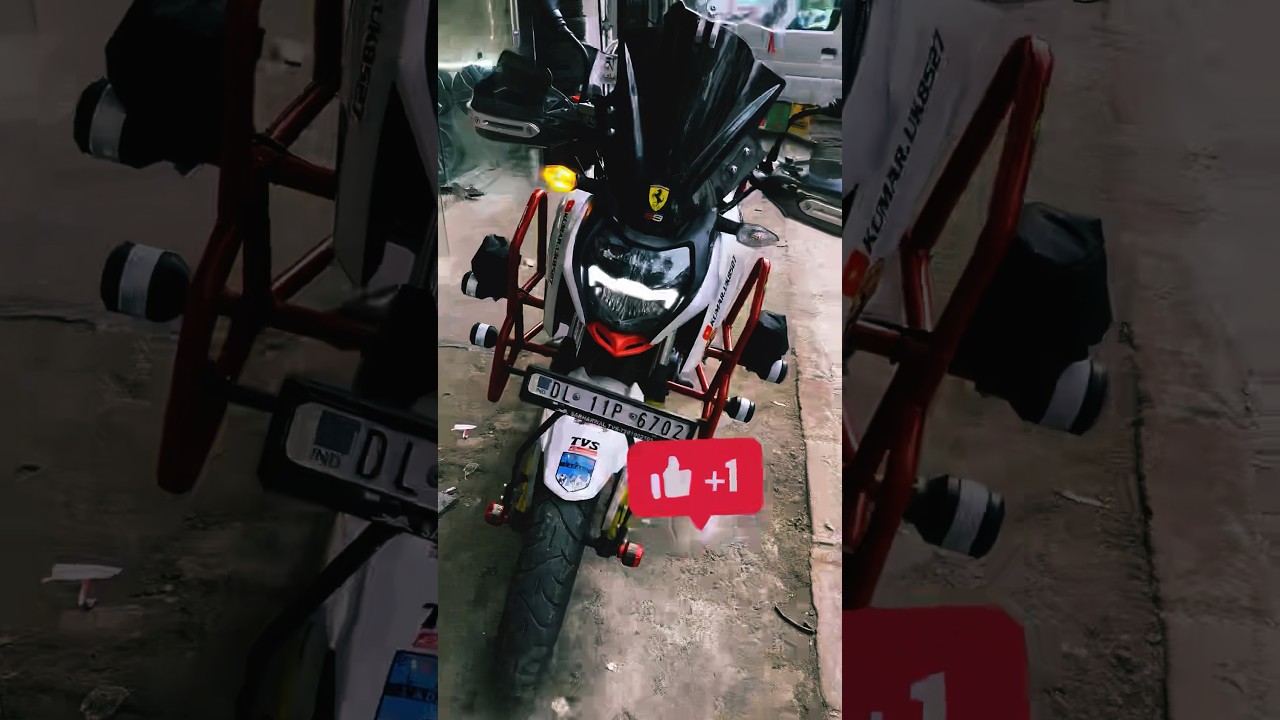 Unique Modified Tvs RTR Apache 160 4v Bs6 ledbulb Indicator 