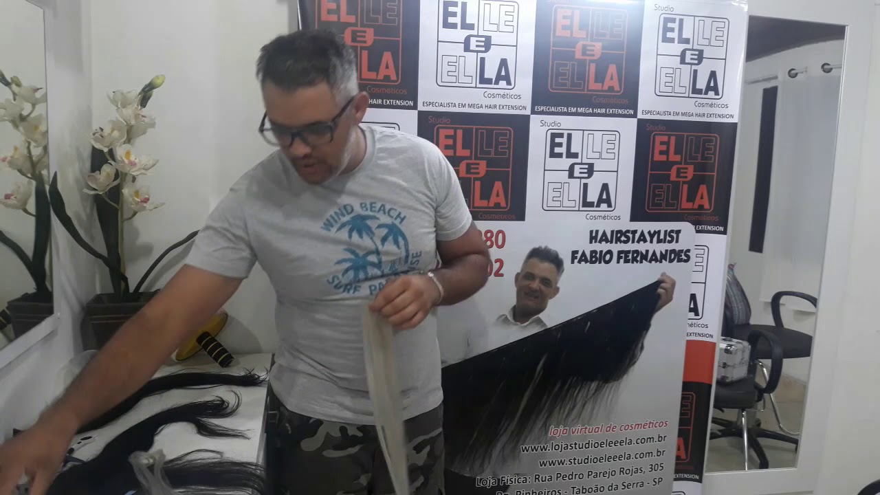 como fabricar mega hair na  nano pele  dicas preciosas Médio