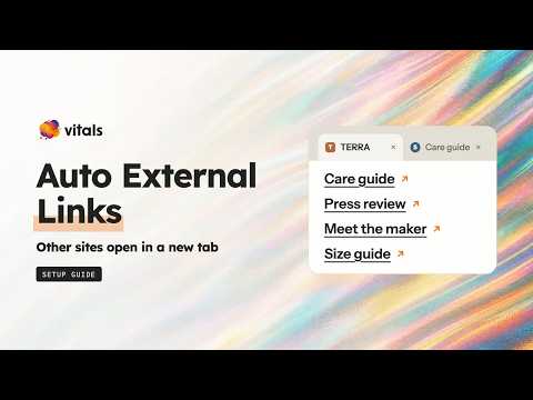 Auto External Links: Links to Other Sites Open in a New Tab | Vitals