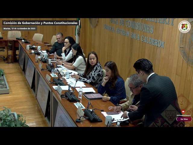 🌐 COMISIÓN DE GOBERNACIÓN Y PUNTOS CONSTITUCIONALES - 18 de Noviembre de 2025