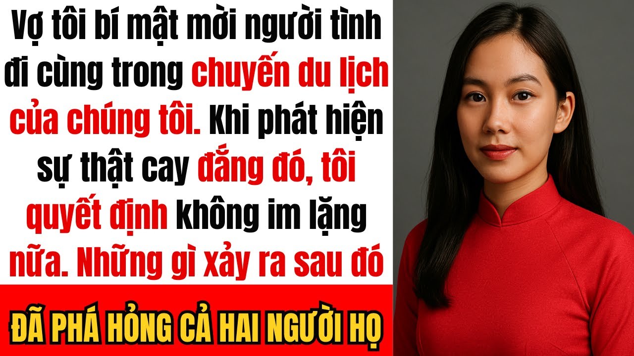 Vợ tôi mời người tình đi cùng trong chuyến du lịch của chúng tôi nên tôi đã phá hỏng cả hai người họ