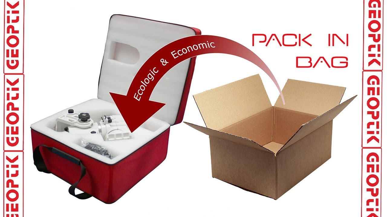 Geoptik 'Pack in Bag' transport case for AZ-EQ-6 mount