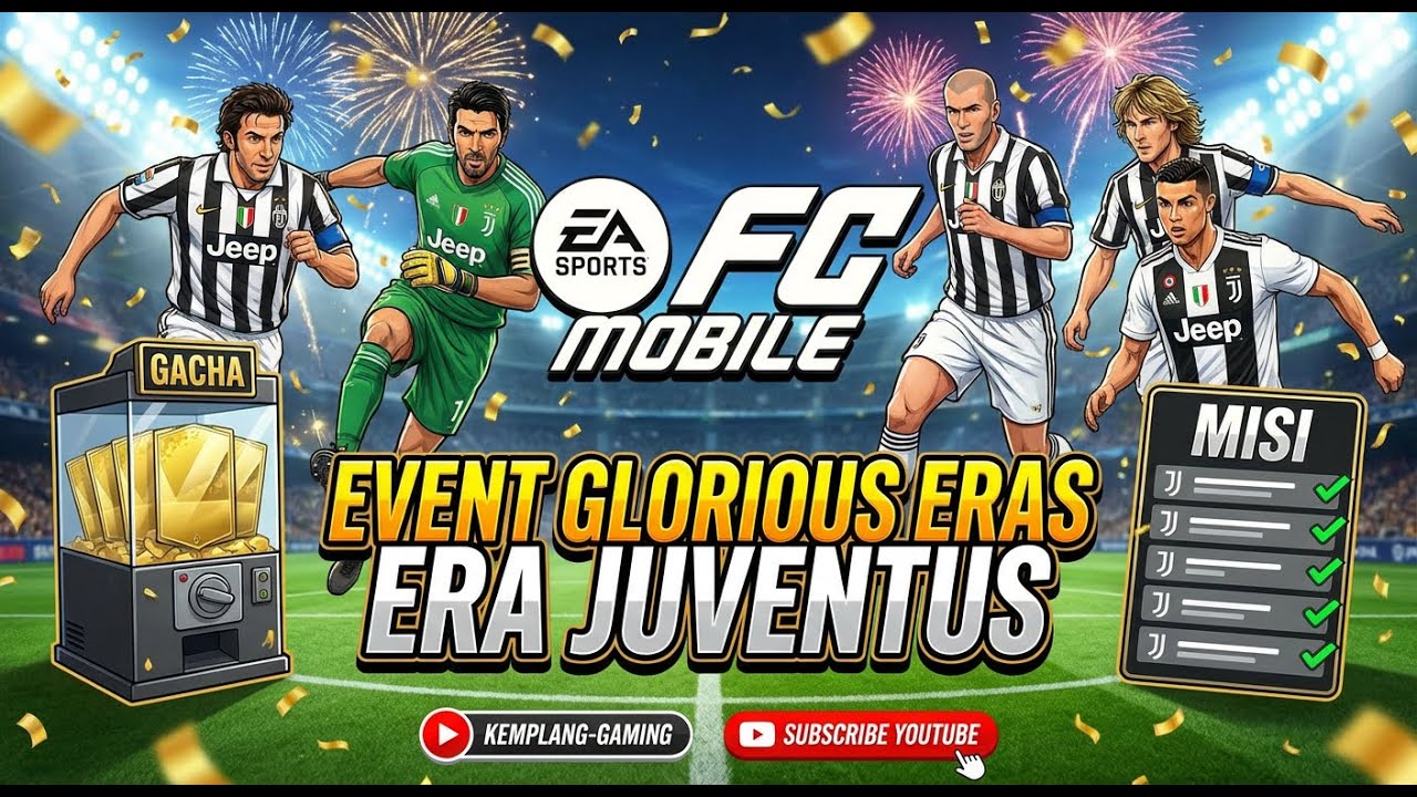 🔥EVENT GLORIOUS ERAS – ERA JUVENTUS  FULL GAMEPLAY, MISI,  REWARDS! ⚫⚪