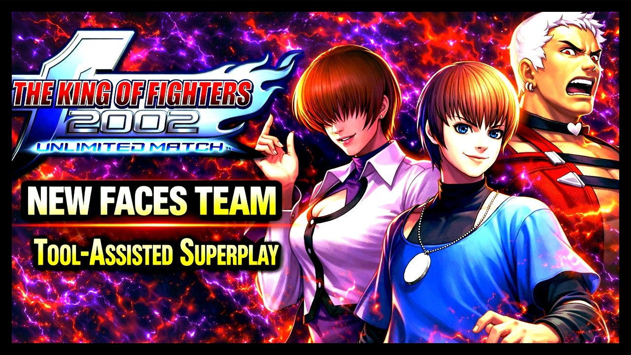 【TAS】KOF 2002 UNLIMITED MATCH (PS2) - OROCHI TEAM (NEW FACES 97)