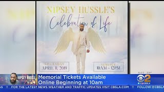 Tickets Available Today For Nipsey Hussle Memorial At Staples Center
