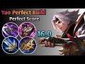 Yao Perfect Build to Get Perfect Score | Honor of Kings