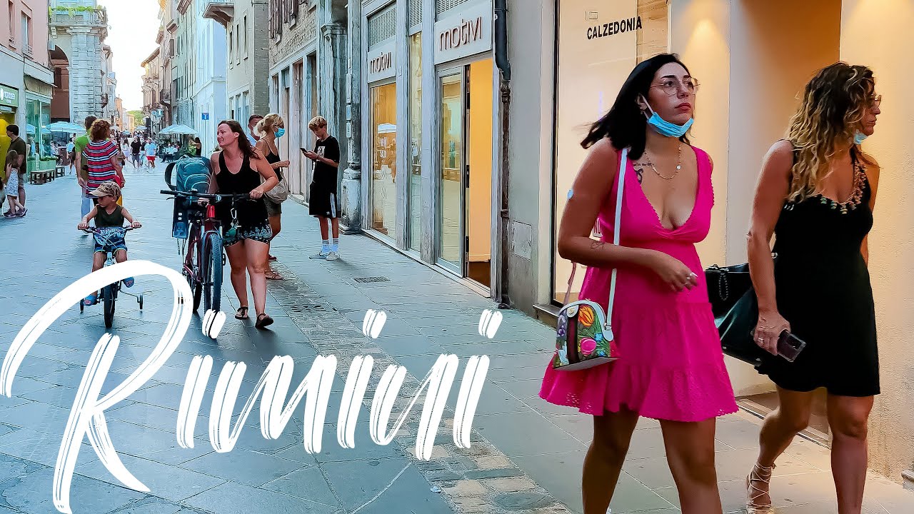 NOT LIKE EVERYONE ELSE RIMINI. Italy - 4k Walking Tour around the City - Travel Guide. #Italy