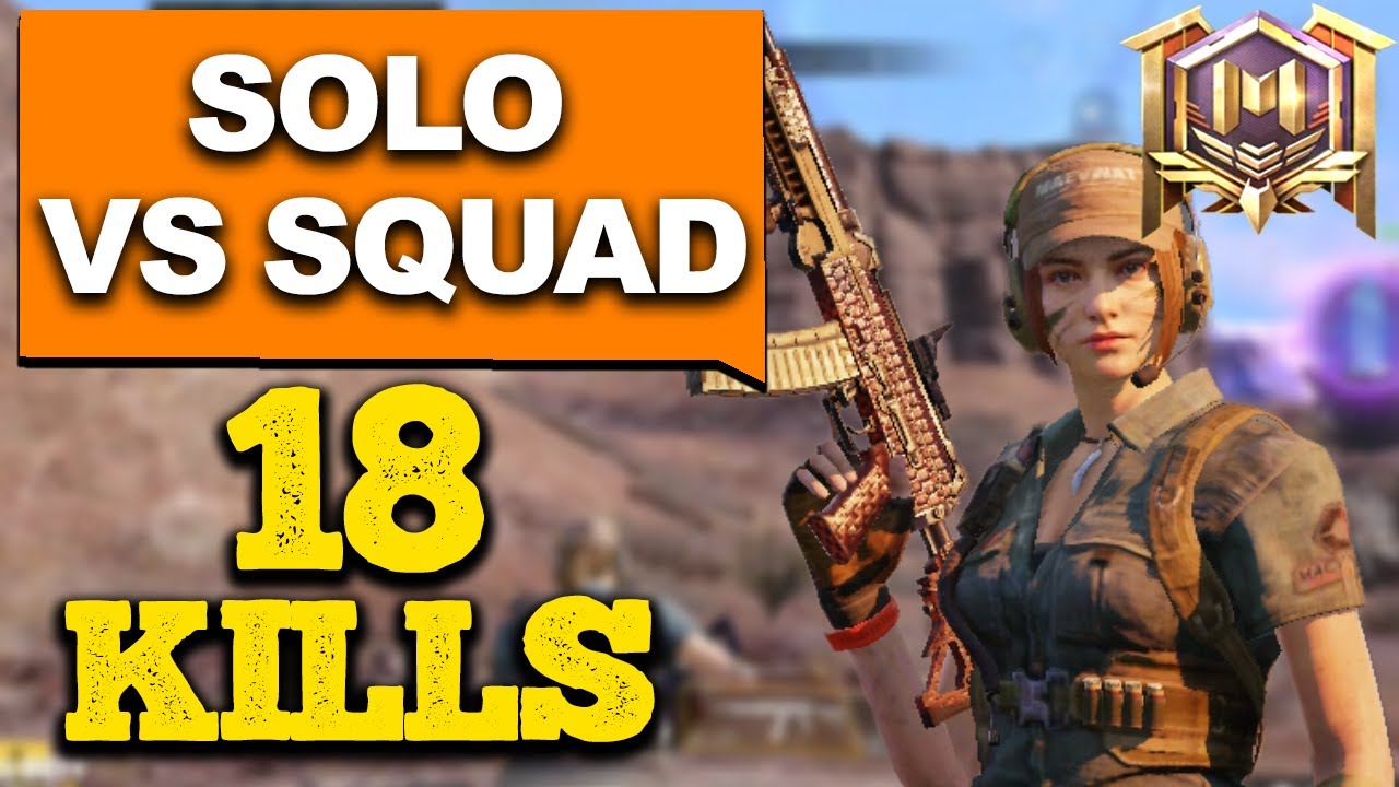 SOLO VS SQUAD EN CALL OF DUTY MOBILE BATTLE ROYALE - YouTube