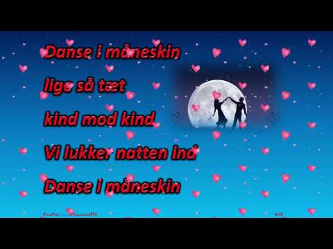 Danse i måneskin - Trine Dyrholm - karaoke