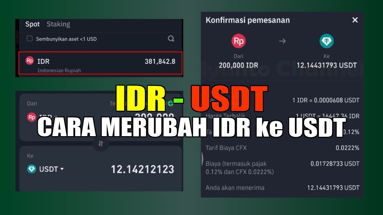 Cara Mengubah IDR ke USDT Tokocrypto dengan CEPAT dan MUDAH