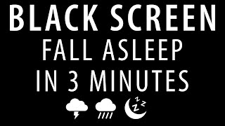Overcome Stress to SLEEP  Instantly with gentle rain  Sounds BLACK SCREEN 10 hours