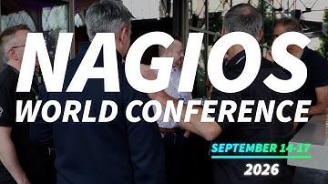Save the Date: Nagios World Conference 2026