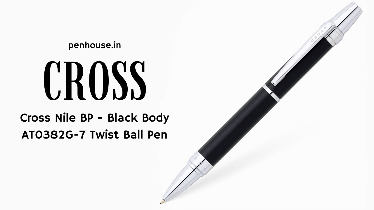 Cross Nile BP - Black Body AT0382G-7 Twist Ball Pen #penreview