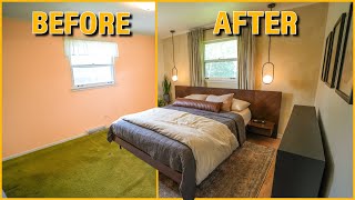 BEDROOM MAKEOVER Start to Finish - DIY Renovation by Golden Key Design 14,101 views 7 months ago 10 minutes, 32 seconds