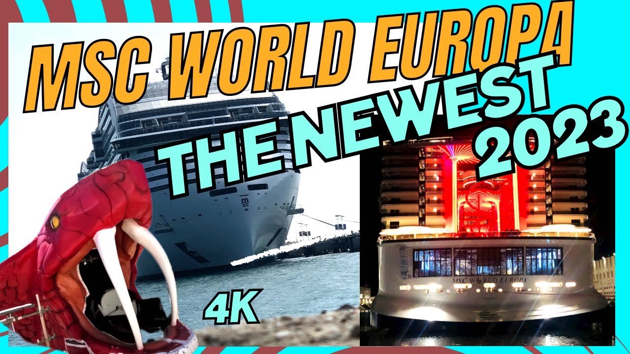 ⁣Msc world europa shiptour 4K | Biggest ship of MSC and the Best Bars around the ship