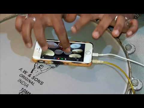 Iphone Drum And Keyboard Cover Natrang Theme Music Janny Dholi Use Headphones