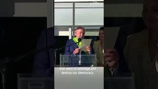 Teary-eyed Lula tells Brazil 'It's time to reconnect' #shorts