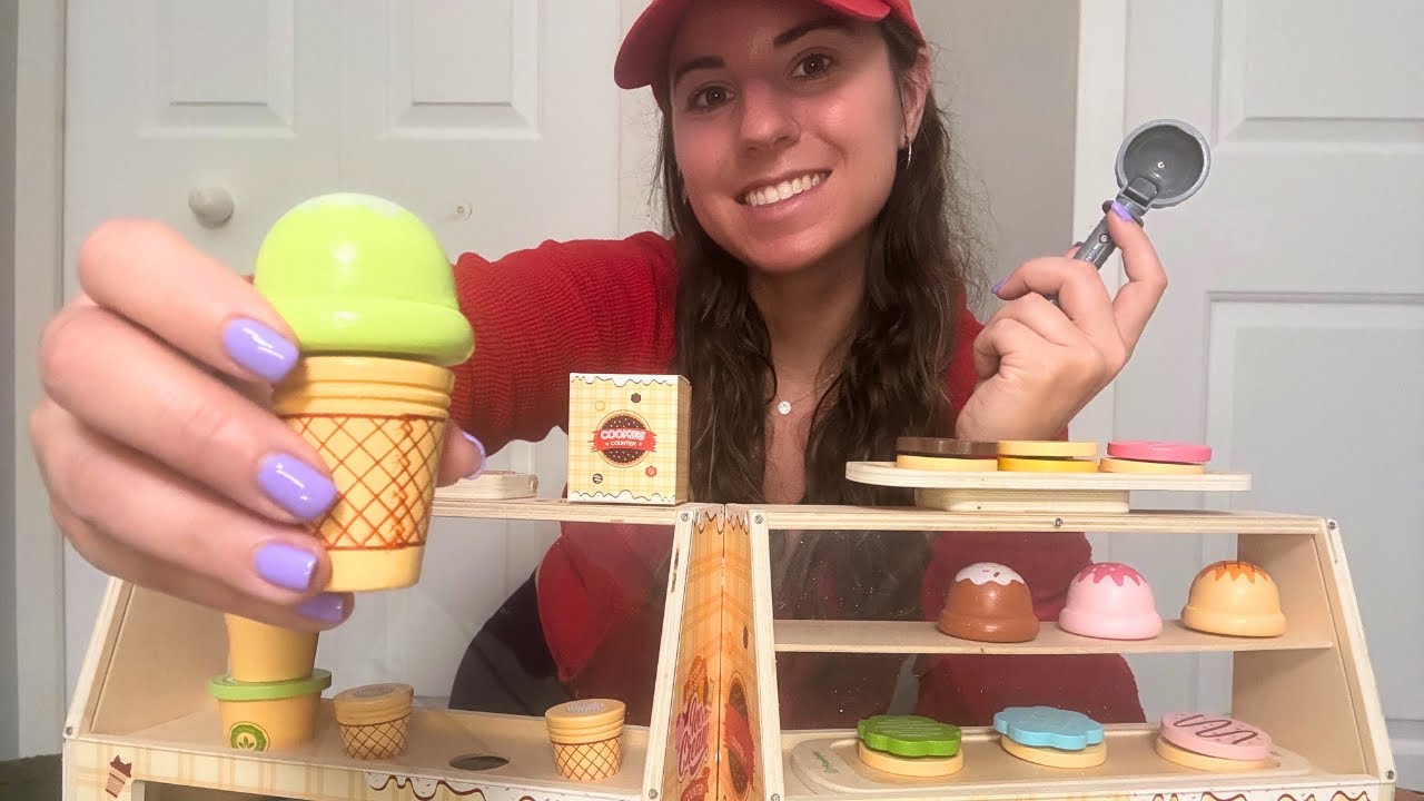 ASMR || Идеальный шарик: ролевая игра в магазин мороженого🍦🍨