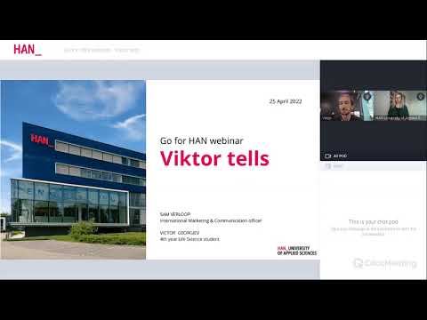 Viktor from Bulgaria | Go for HAN Webinar for International Students