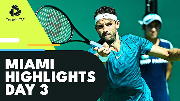 Kyrgios and Rublev Clash; Zverev, Norrie, Dimitrov Begin Campaigns | Miami 2022 Day 3 Highlights