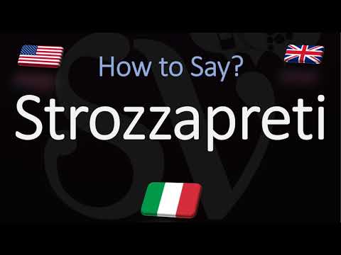 Video: Apa yang dimaksud dengan strozzapreti?