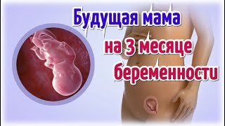 Будущая мама на 3 месяце беременности!