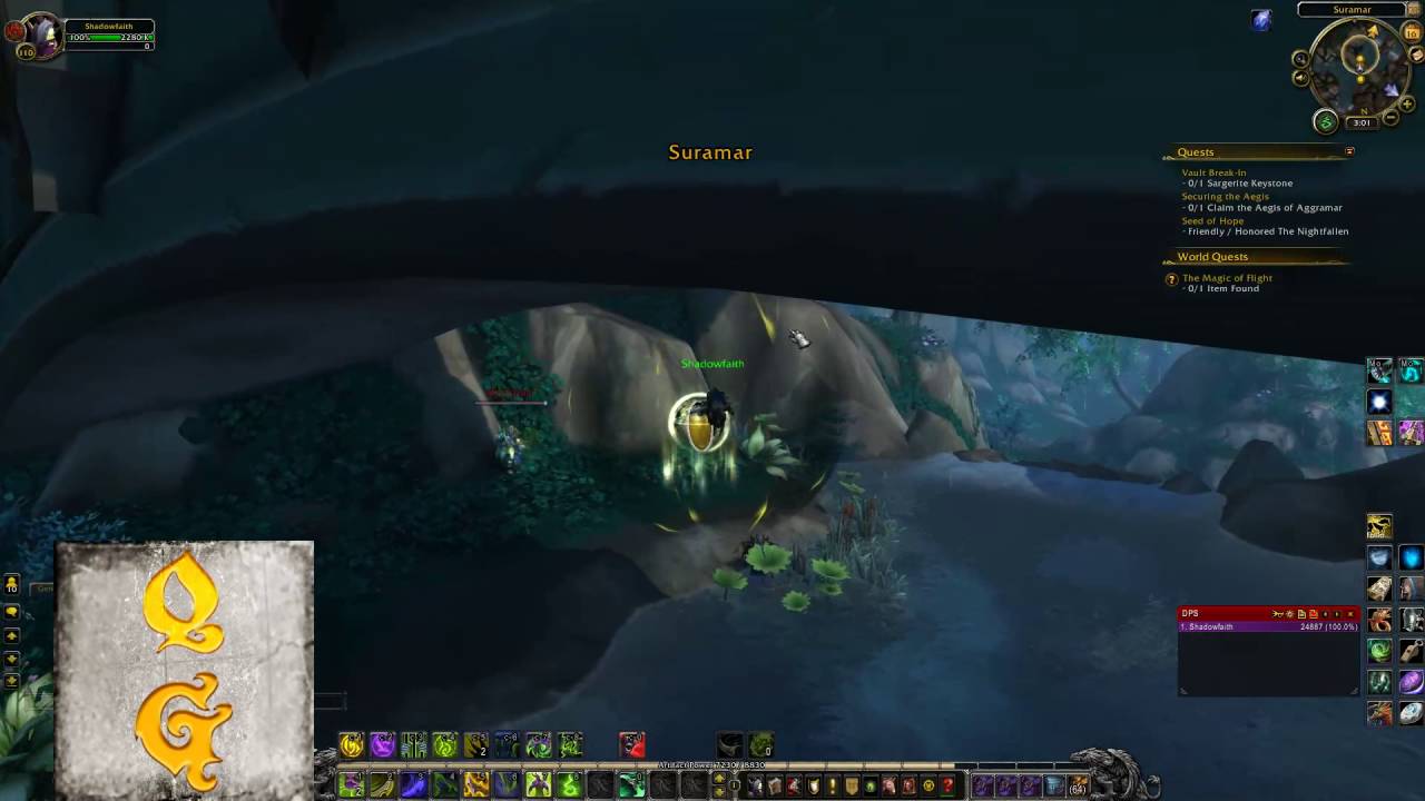 World Of Warcraft Legion The Magic of Flight Suramar