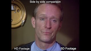 Gerry Anderson’s Space Precinct | HD SD Comparison | AI-Upscaled by ITV Content Services