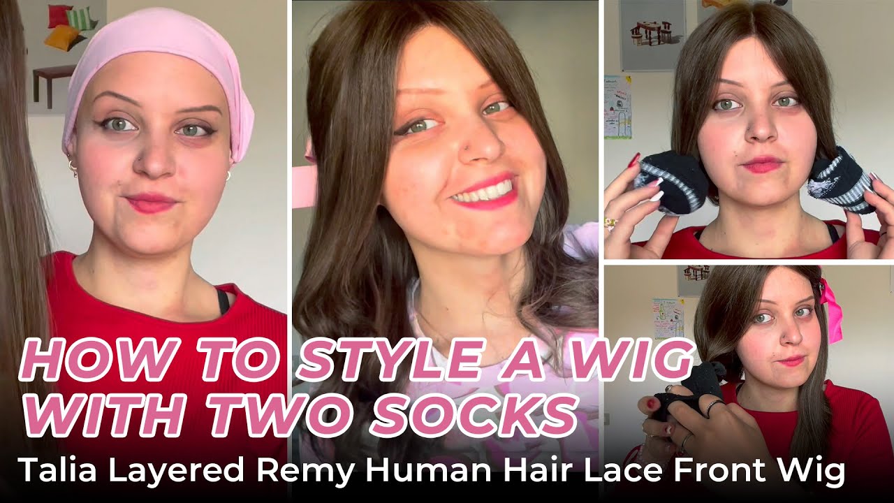 The $0 Wig Hack: Style ANY Wig with Just 2 Socks! | UniWigs Talia