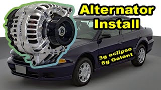 How to replace an alternator in a 4g64 8g Galant or 3g Eclipse by RvaJay 1,615 views 2 years ago 9 minutes, 27 seconds