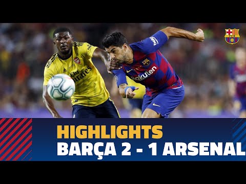 HIGHLIGHTS | FC Barcelona – Arsenal (2-1) | Gamper Trophy