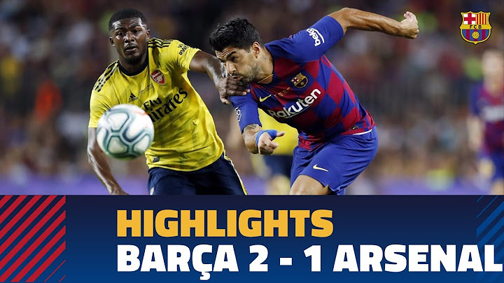 HIGHLIGHTS | FC Barcelona – Arsenal (2-1) | Gamper Trophy
