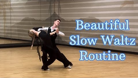 Beautiful Slow Waltz Routine to Learn | Figure Names and Timing