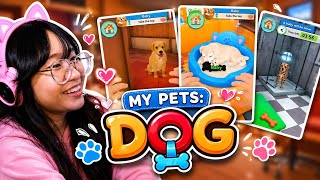 LOOK AT THE CUTE DOGGIES!!! 🐶❤️ - Dog Simulator screenshot 2