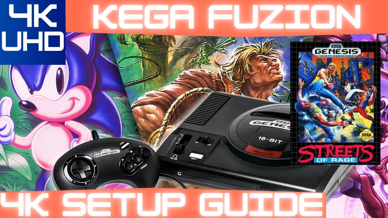 [4K] Kega Fusion Full Setup Guide 2025 (Sega Genesis/master/32x) PC