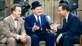 The "Lost" Laurel & Hardy Interview in Real Color!
