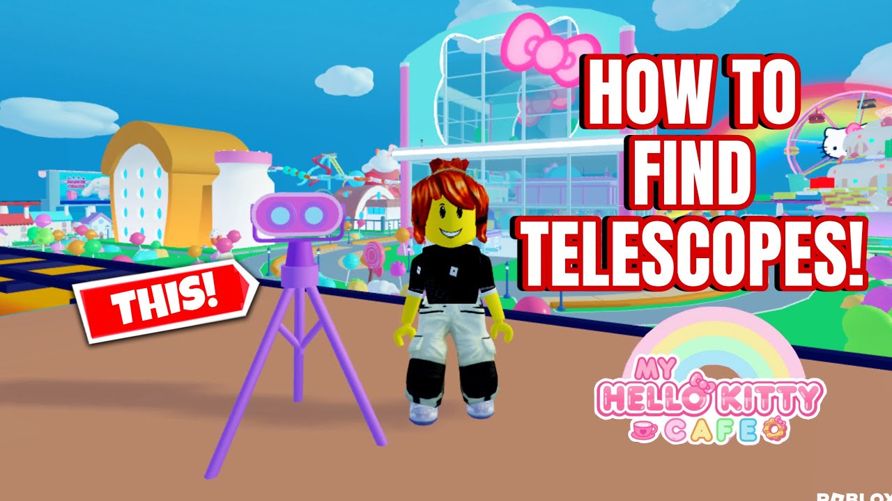 HOW TO FIND TELESCOPES IN MY HELLO KITTY CAFE SPECIAL EVENT! - YouTube