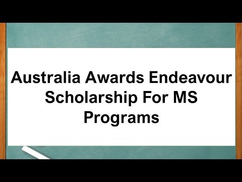 australia-awards-endeavour-scholarship-for-ms-programs