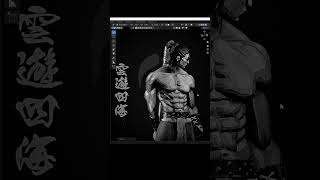 Uman studio. #blender #render #3dblender #3dcharacter #3dsculpt #art
