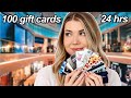 Using 100 Gift Cards in 24 Hours!