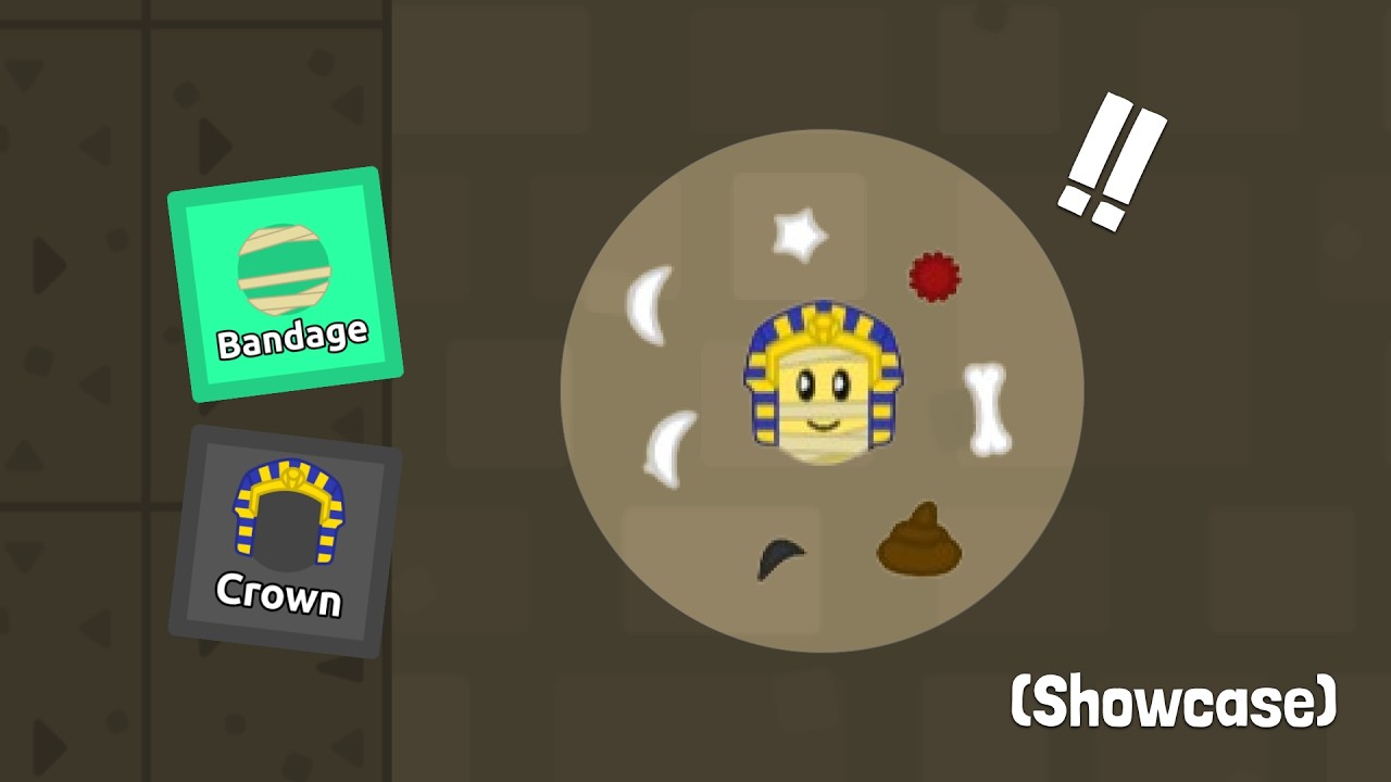 The Florr.io Pyramid Thief: Crown and Super Bandage