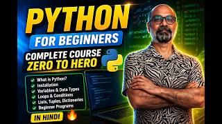 Python Full Course for Beginners | Python for Beginners (2026) | Complete Python Course in Hindi