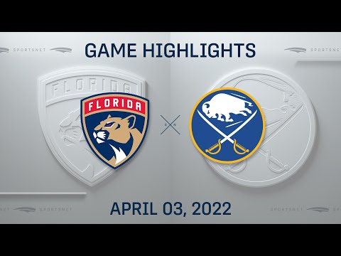 NHL Highlights | Panthers vs. Sabres - Apr. 3, 2022