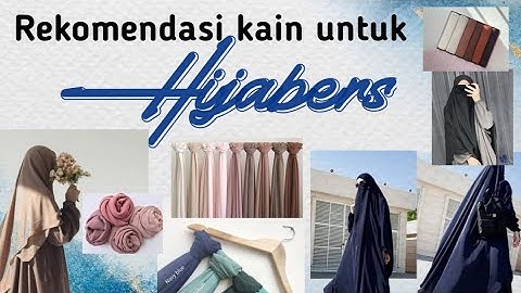 Thumbnail of Rekomendasi kain yang cocok untuk hijab atau kerudung | Jenis-jenis kain