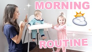 MORNING ROUTINE OF A MOM 2019 \/\/ INFANT AND TODDLER \/\/ Simply Allie