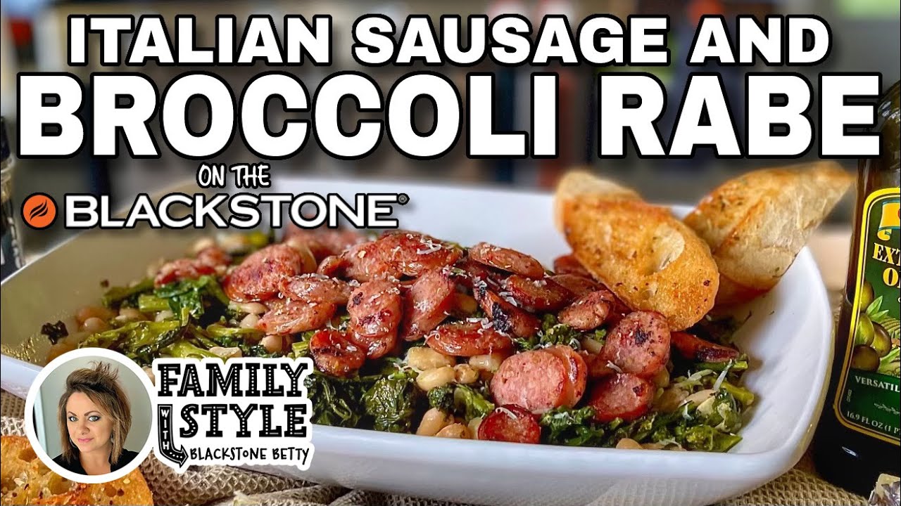 How to Make Italian Sausage and Broccoli Rabe Blackstone Griddle