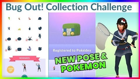 Bug Out! Collection Challenge Task and Rewards| New Catch Pose | Pokemon Go