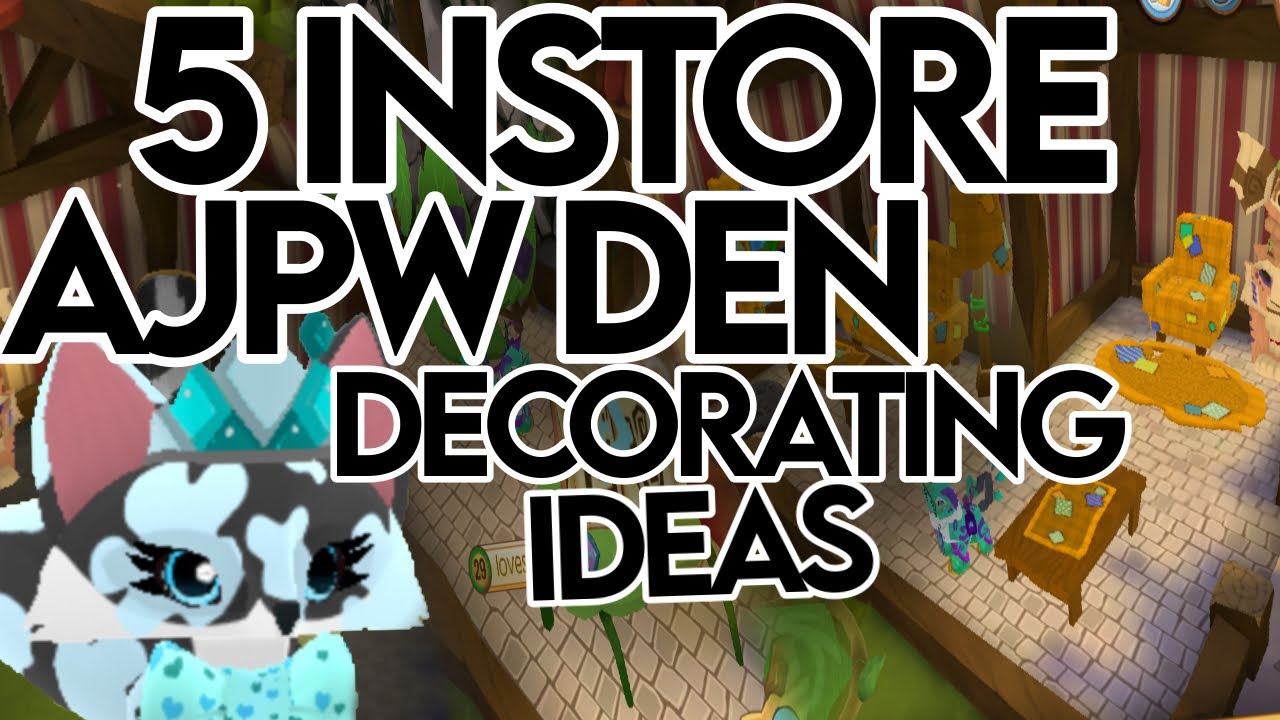 5 instore ajpw den decorating ideas ANIMAL JAM PLAY WILD ANIMALJAM