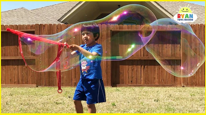 DIY Homemade Giant Bubbles for Kids Kit with Ryan ...